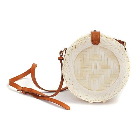2019 Women Vintage Beach Straw Bag Ladies Handmade Woven Rattan Messenger Handbag Summer Bali Bohemian Crossbody Shoulder Bag