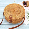 2019 Women Vintage Beach Straw Bag Ladies Handmade Woven Rattan Messenger Handbag Summer Bali Bohemian Crossbody Shoulder Bag