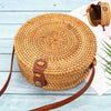 2019 Women Vintage Beach Straw Bag Ladies Handmade Woven Rattan Messenger Handbag Summer Bali Bohemian Crossbody Shoulder Bag