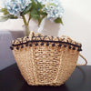 2019 Women Vintage Beach Straw Bag Ladies Handmade Woven Rattan Messenger Handbag Summer Bali Bohemian Crossbody Shoulder Bag