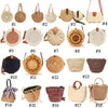 2019 Women Vintage Beach Straw Bag Ladies Handmade Woven Rattan Messenger Handbag Summer Bali Bohemian Crossbody Shoulder Bag