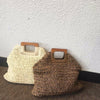 New Bohemian Straw Bags for Women Large Capacity Beach Handbags Summer Vintage Rattan Bag Handmade Kintted Travel Bags